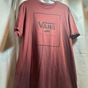 Vans Off The Wall Logo Tee | Maroon Heather Skate Streetwear